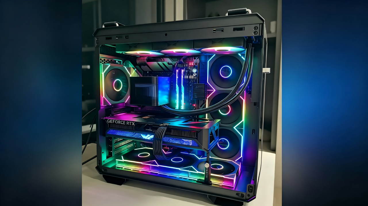 AMD 9800X3D 弹药库机箱主机